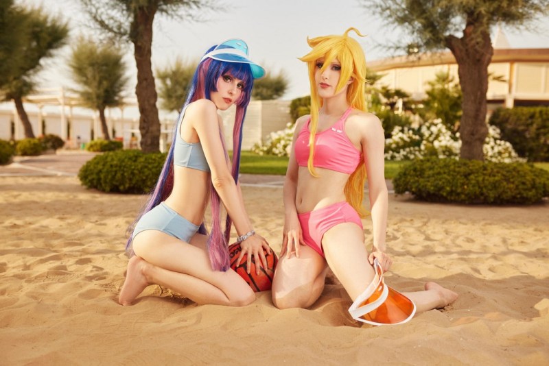 Panty &amp; Stocking with Garterbelt - Panty Anarchy &amp; Stocking Anarchy Cosplay - MartinaEdelstein #01 - refined study