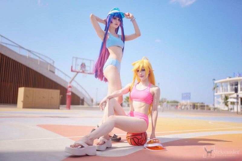 Panty &amp; Stocking with Garterbelt - Panty Anarchy &amp; Stocking Anarchy Cosplay - MartinaEdelstein #04 - mature capture