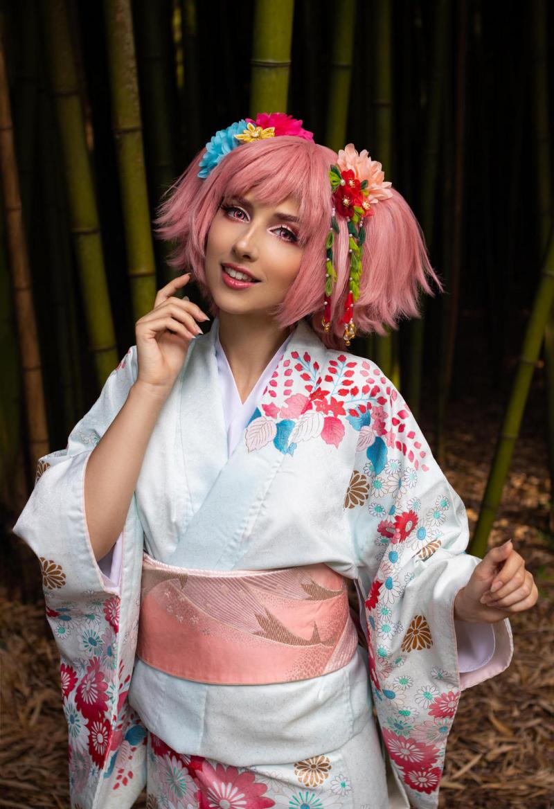 Puella Magi Madoka Magica (Madoka Magica) - Madoka Kaname Cosplay full body portrait