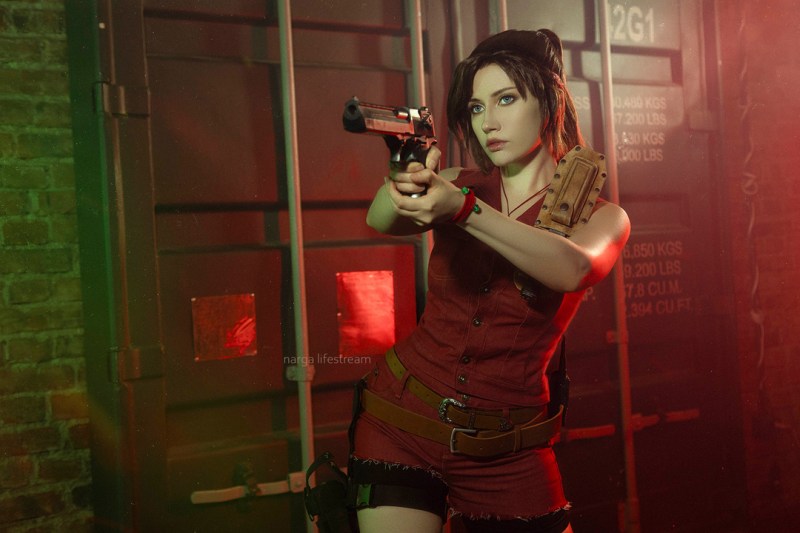 Resident Evil 2 - Remake - Ada Wong Cosplay full body portrait