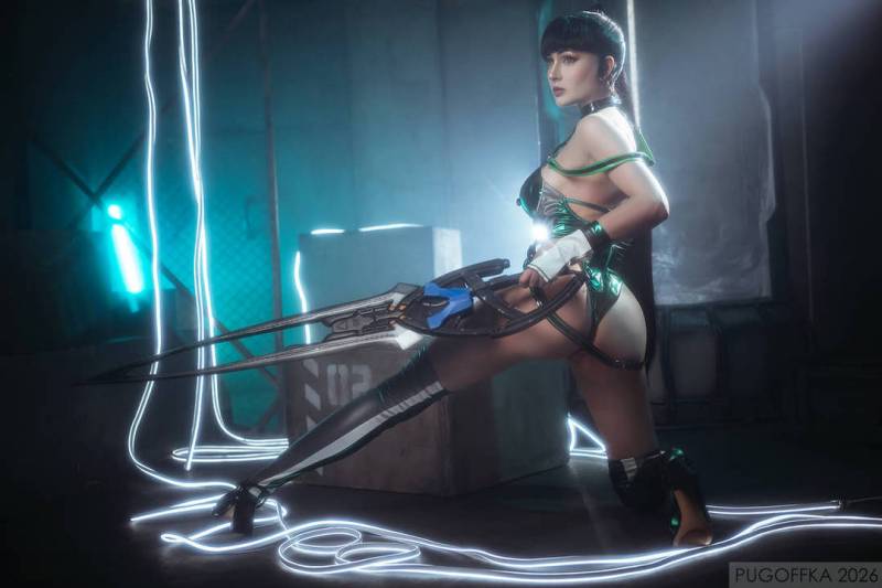 Stellar Blade - EVE (Angel) (Planet Diving) Cosplay full length photo