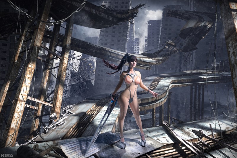 Stellar Blade - EVE (Angel) (Planet Diving) Cosplay character portrait photography