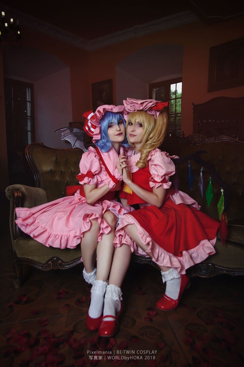 Touhou Project - Embodiment of Scarlet Devil - Remilia Scarlet &amp; Flandre Scarlet Cosplay - cosplay study