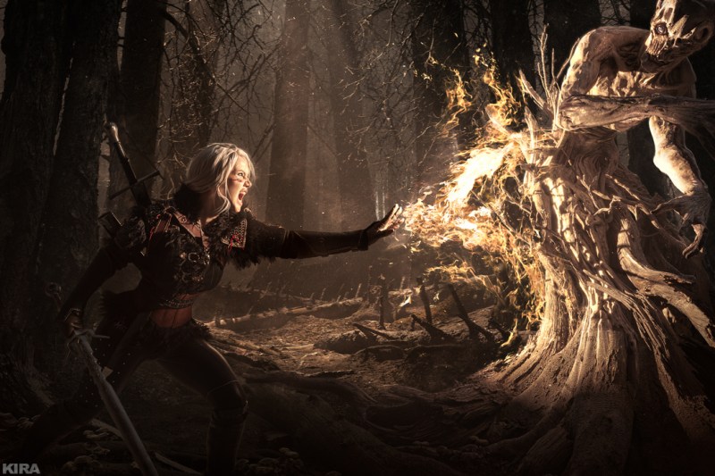 The Witcher 4 - Ciri (Cirilla Fiona Elen Riannon) Cosplay full length character portrait