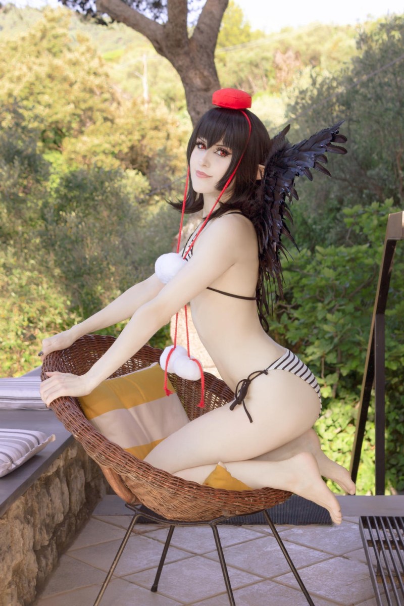 Touhou Project - Aya Shameimaru (Bikini) Cosplay - MartinaEdelstein #02 - suggestive shot Touhou Project - Aya Shameimaru (Bikini) Cosplay - MartinaEdelstein #02 - suggestive shot