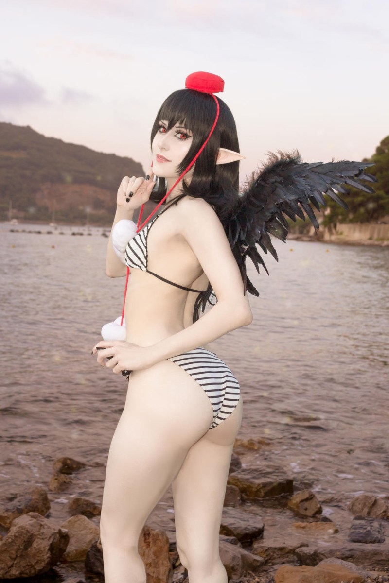 Touhou Project - Aya Shameimaru (Bikini) Cosplay - MartinaEdelstein #04 - apparel study Touhou Project - Aya Shameimaru (Bikini) Cosplay - MartinaEdelstein #04 - apparel study