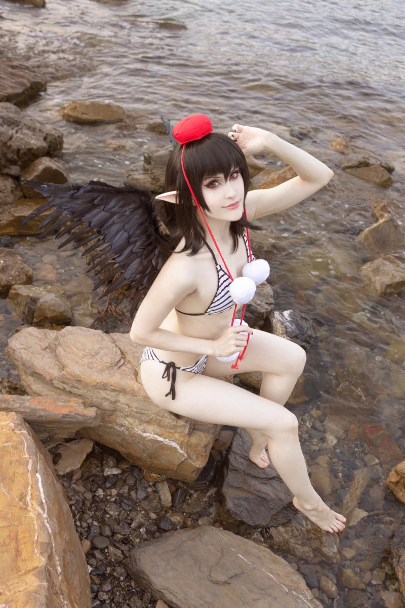 Touhou Project - Aya Shameimaru (Bikini) Cosplay - MartinaEdelstein #06 - artistic composition Touhou Project - Aya Shameimaru (Bikini) Cosplay - MartinaEdelstein #06 - artistic composition