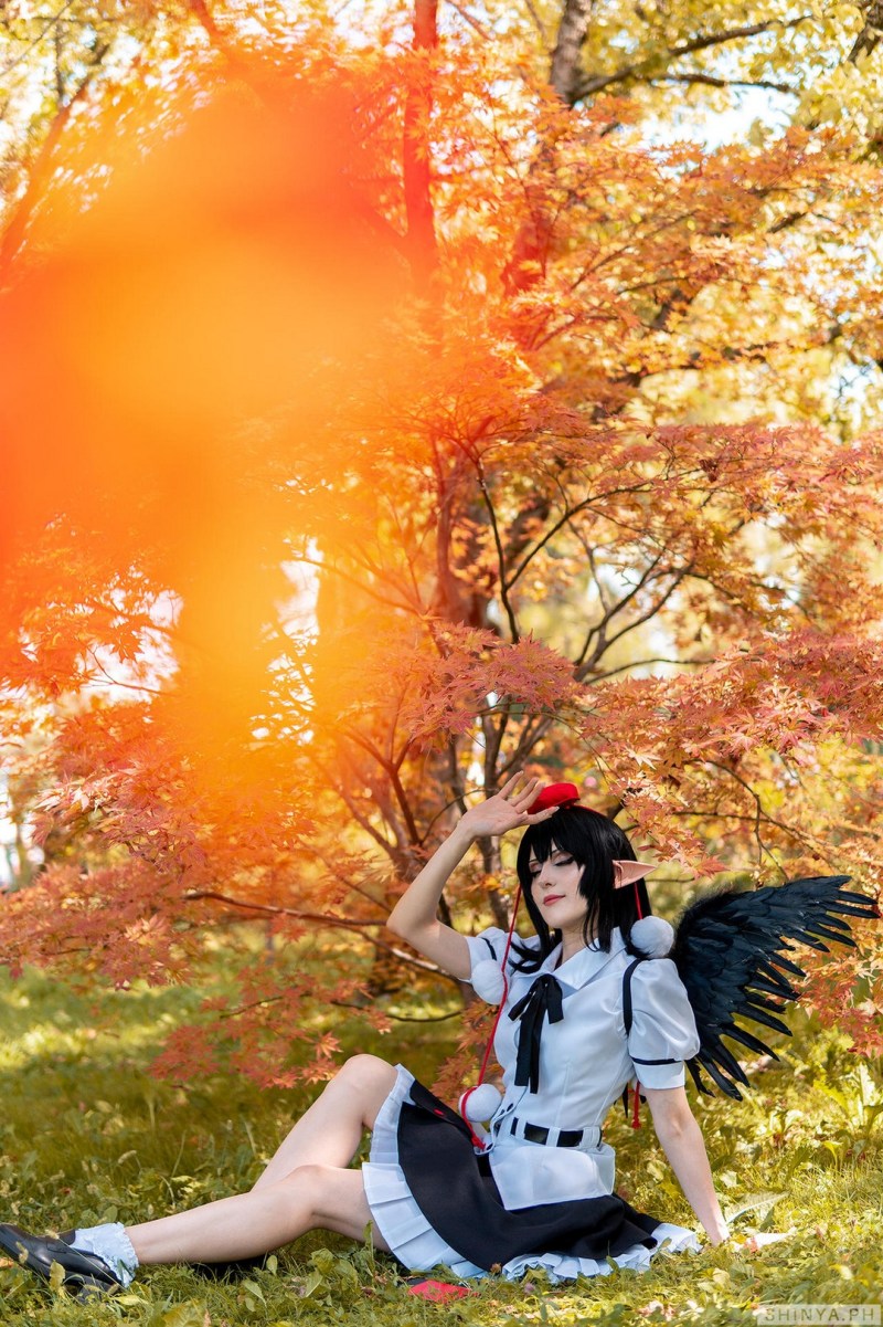 Touhou Project - Aya Shameimaru Cosplay - MartinaEdelstein #02 - full length character portrait