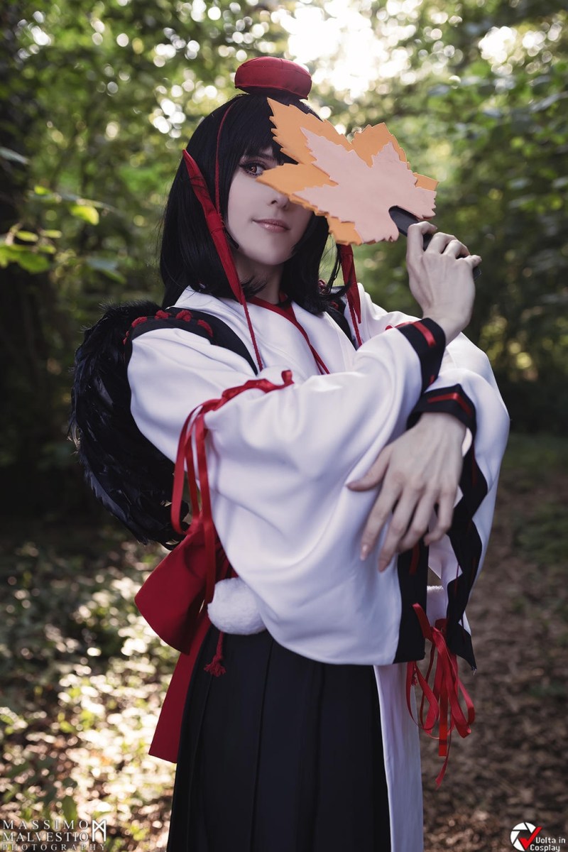 Touhou Project - Aya Shameimaru Cosplay - MartinaEdelstein #04 - character recreation portrait