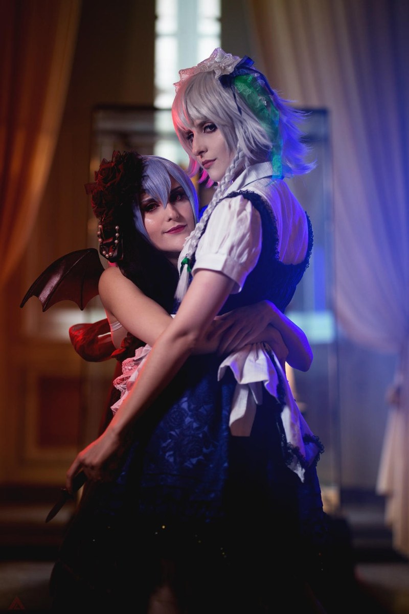 Touhou Project - Embodiment of Scarlet Devil - Remilia Scarlet &amp; Sakuya Izayoi Cosplay - MartinaEdelstein #03 - light aesthetic