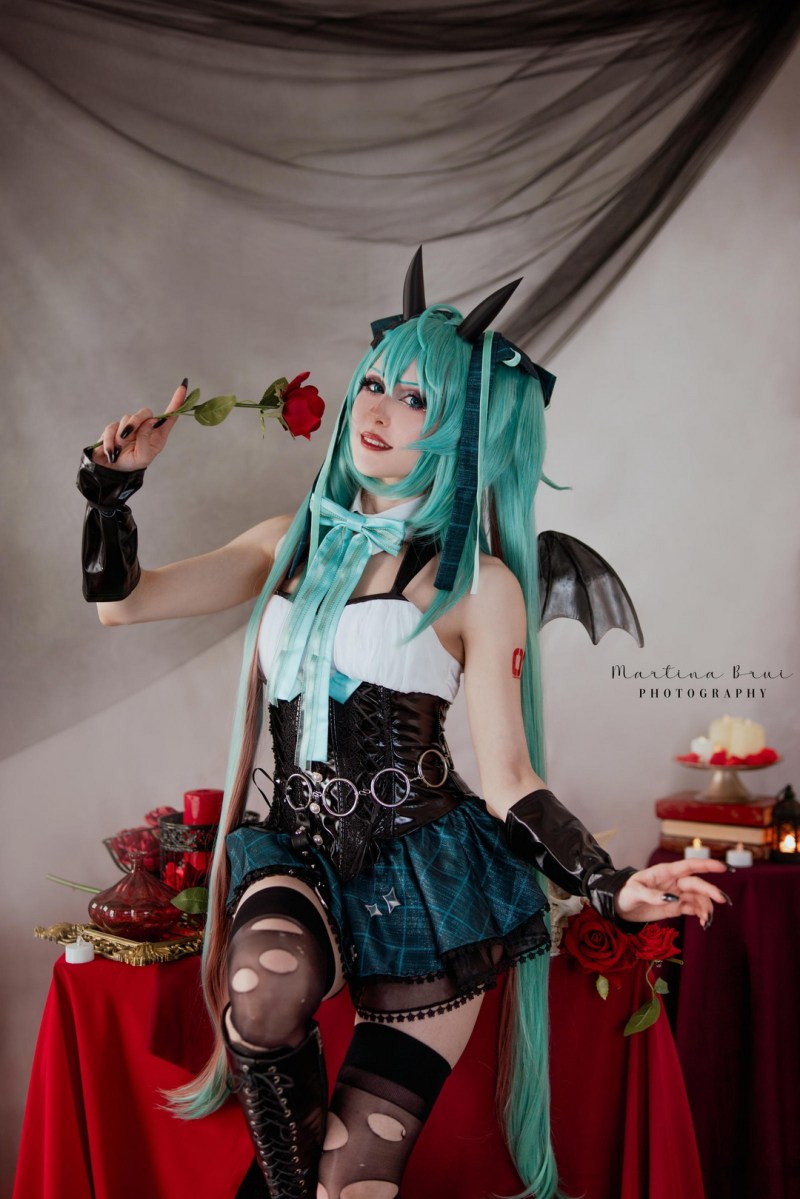 Vocaloid - Hatsune Miku Cosplay - MartinaEdelstein #03 - gentle costume showcase