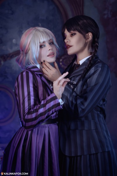 Wednesday - Wednesday Addams & Enid Sinclair Cosplay