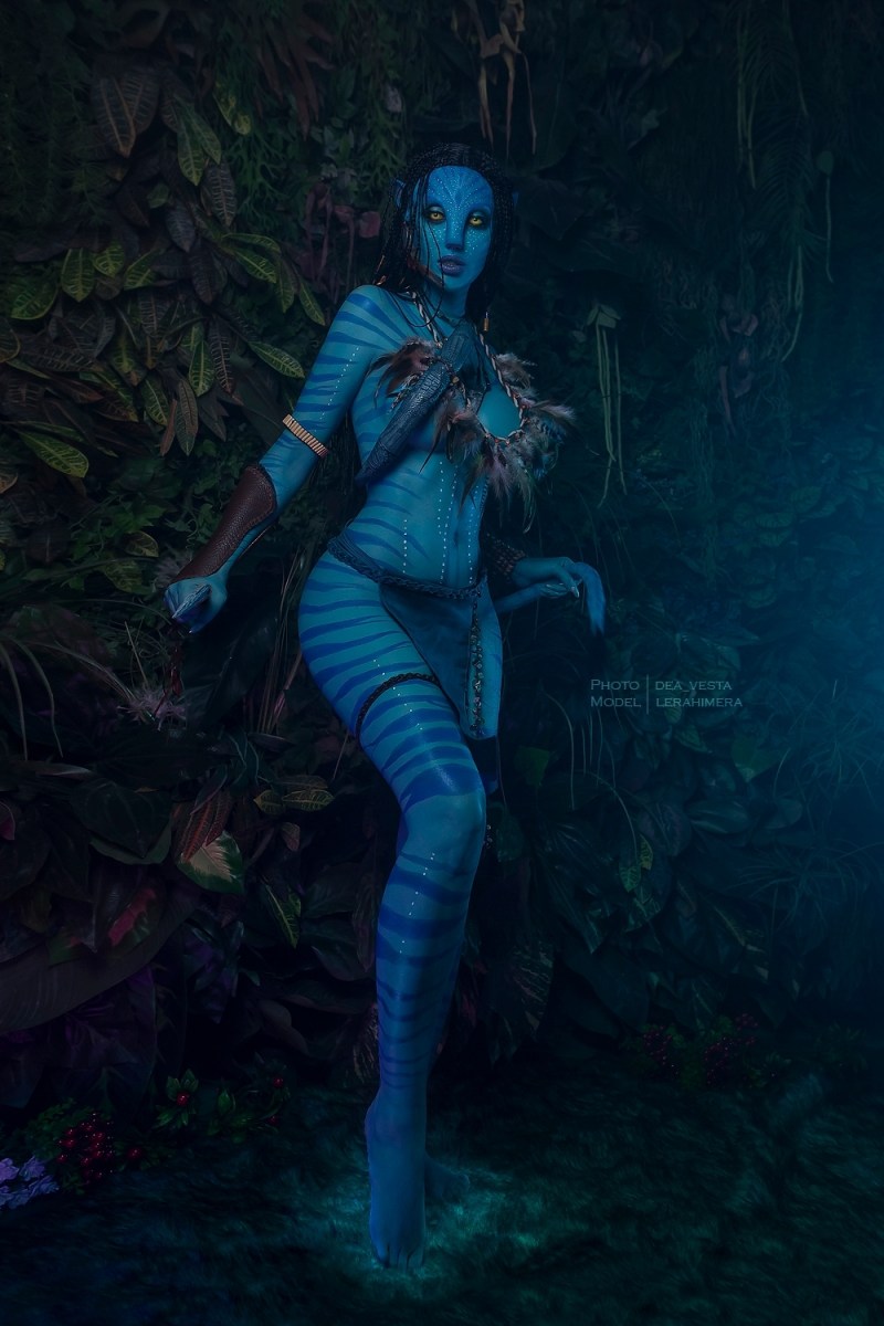 Avatar - Neytiri te Tskaha Moatite (Neytiri) (Navi Princess of the Omaticaya Clan) Cosplay costume showcase portrait