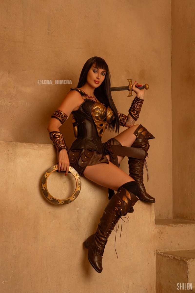 Xena - Warrior Princess - Xena Cosplay - Valery Himera #04 - artistic framing portrait