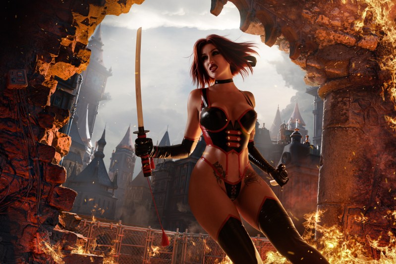 BloodRayne - Rayne (Lingerie) Cosplay character portrait photography
