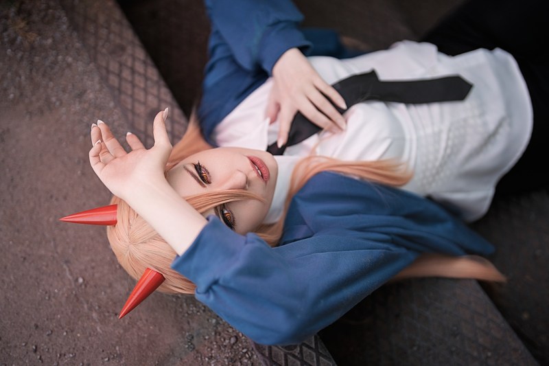 Chainsaw Man - Power (Blood Fiend) Cosplay - ThanatosArts #04 - full length port. Chainsaw Man - Power (Blood Fiend) Cosplay - ThanatosArts #04 - full length port.