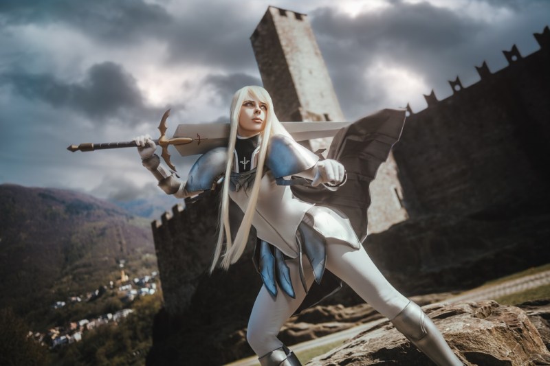 Claymore - Galatea Cosplay - ThanatosArts #05 - full body character photo