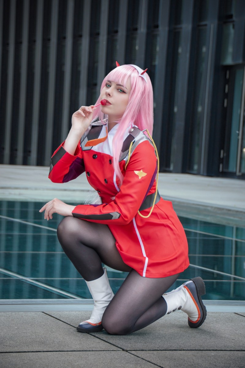 DARLING in the FRANXX - Zero Two Cosplay - ThanatosArts #06 - soft focus costume shot DARLING in the FRANXX - Zero Two Cosplay - ThanatosArts #06 - soft focus costume shot