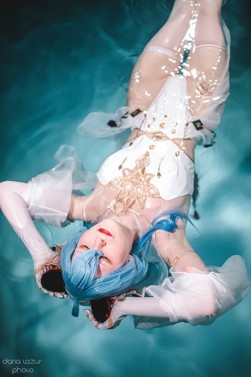 Genshin Impact - Ganyu Cosplay - Daria Lazur #01 - full body portrait
