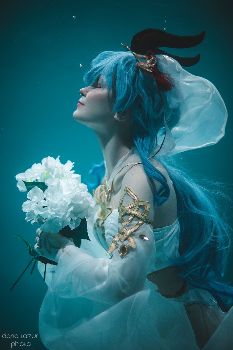 Genshin Impact - Ganyu Cosplay - Daria Lazur #05 - character costume portrait