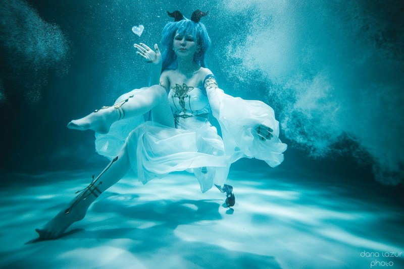 Genshin Impact - Ganyu Cosplay - Daria Lazur #11 - full length photo