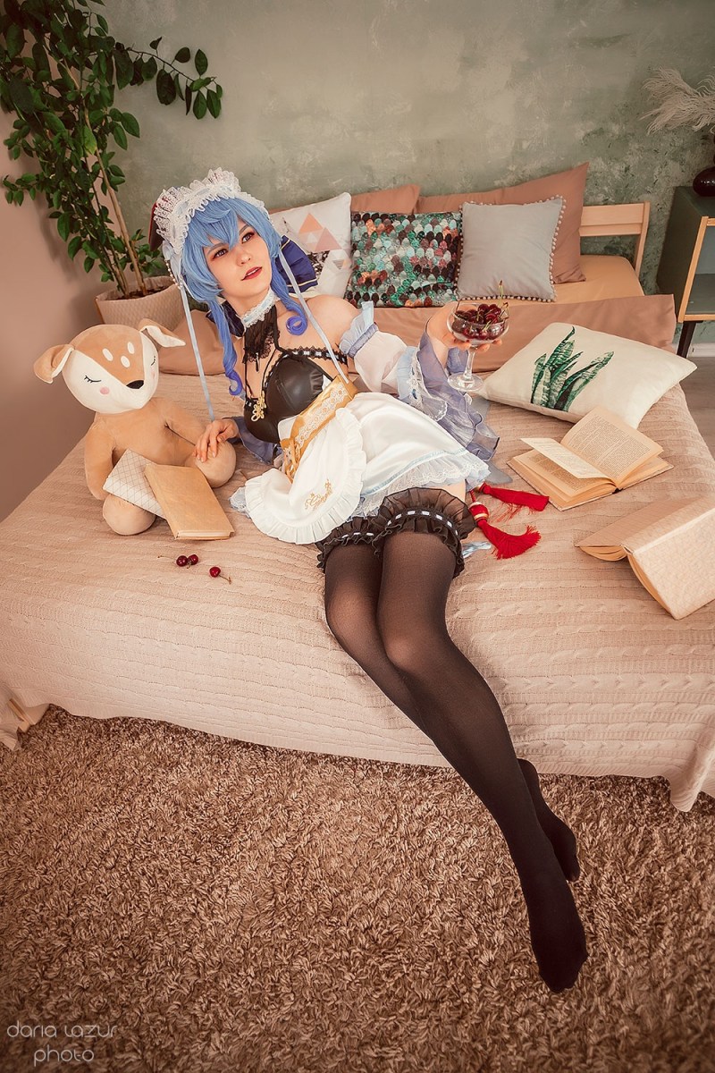 Genshin Impact - Ganyu (Maid) Cosplay - Daria Lazur #02 - artistic design showcase