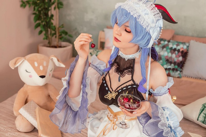 Genshin Impact - Ganyu (Maid) Cosplay - Daria Lazur #03 - professional character photography
