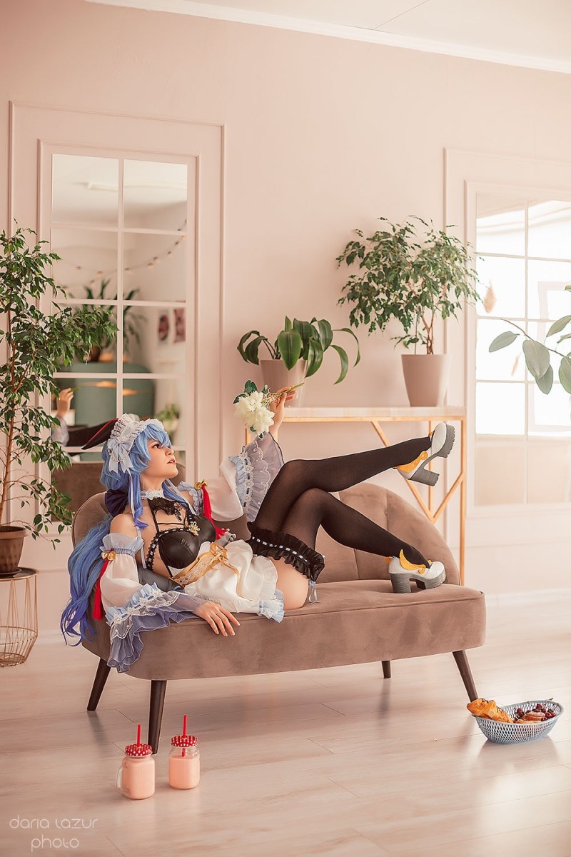 Genshin Impact - Ganyu (Maid) Cosplay - Daria Lazur #10 - premium character study
