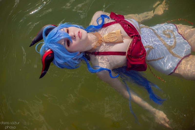 Genshin Impact - Ganyu (Summer) Cosplay - Daria Lazur #14 - elegant character representation