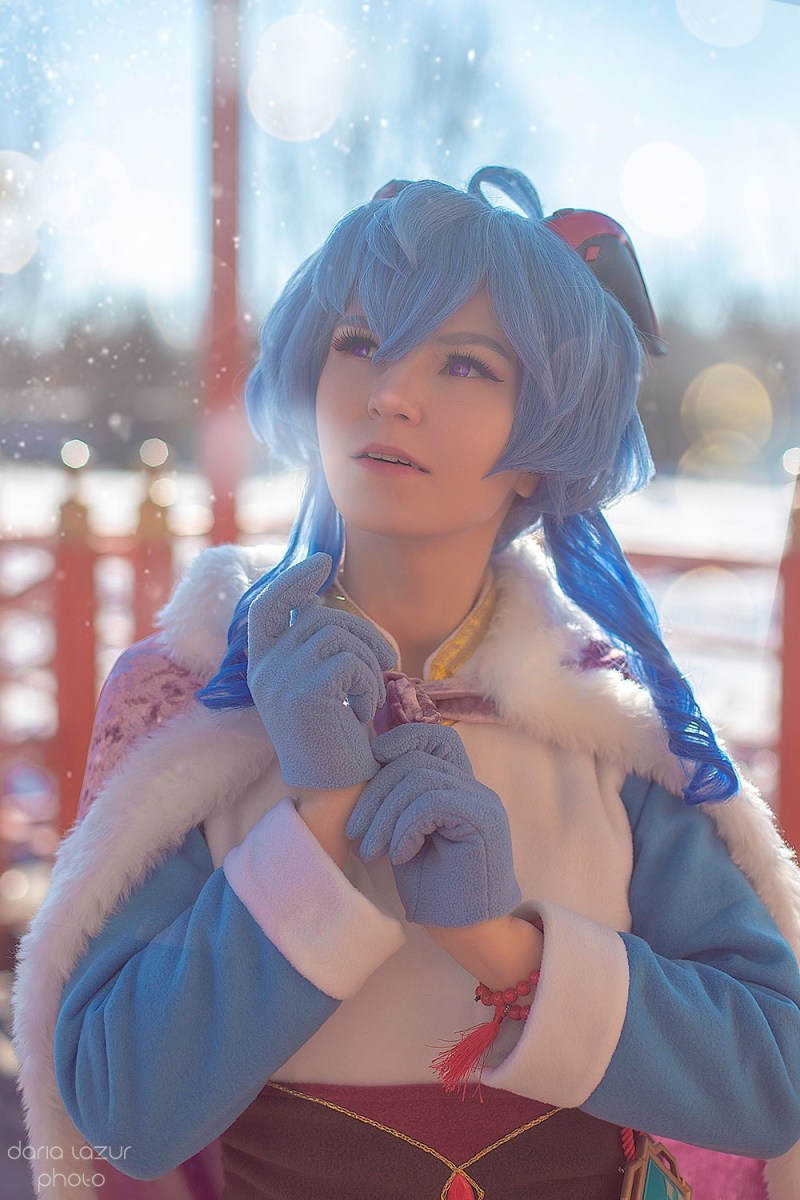 Genshin Impact - Ganyu (Winter) Cosplay - Daria Lazur #04 - character costume portrait