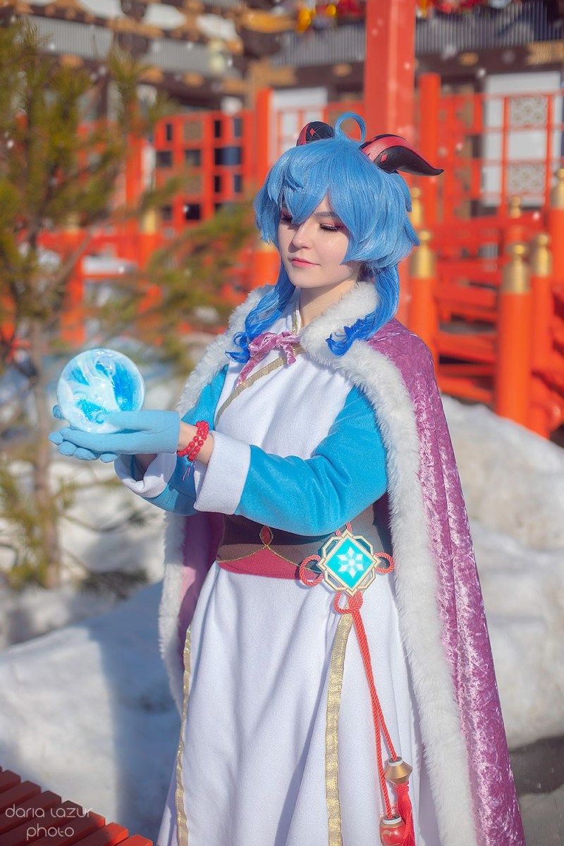 Genshin Impact - Ganyu (Winter) Cosplay - Daria Lazur #07 - anime character costume photo