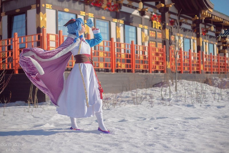 Genshin Impact - Ganyu (Winter) Cosplay - Daria Lazur #14 - character recreation portrait