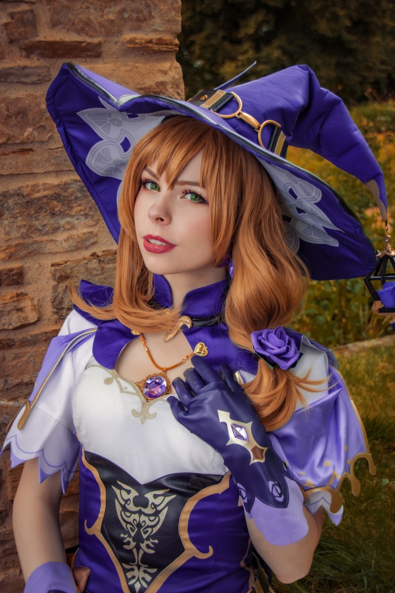 Genshin Impact - Lisa Minci (Purple Rose) Cosplay - ThanatosArts #02 - recreation