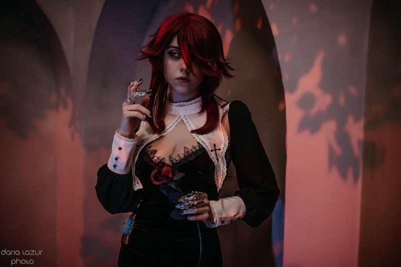 Genshin Impact - Rosaria (Nun) Cosplay - Daria Lazur #03 - cinematic costume portrait Genshin Impact - Rosaria (Nun) Cosplay - Daria Lazur #03 - cinematic costume portrait