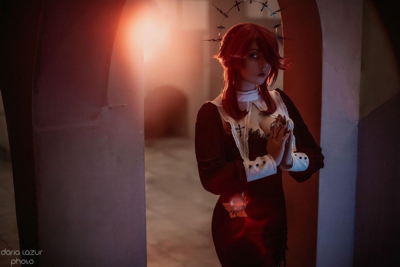 Genshin Impact - Rosaria (Nun) Cosplay - Daria Lazur #09 - focused costume photography Genshin Impact - Rosaria (Nun) Cosplay - Daria Lazur #09 - focused costume photography
