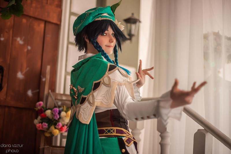 Genshin Impact - Venti Cosplay - Daria Lazur #02 - character costume portrait