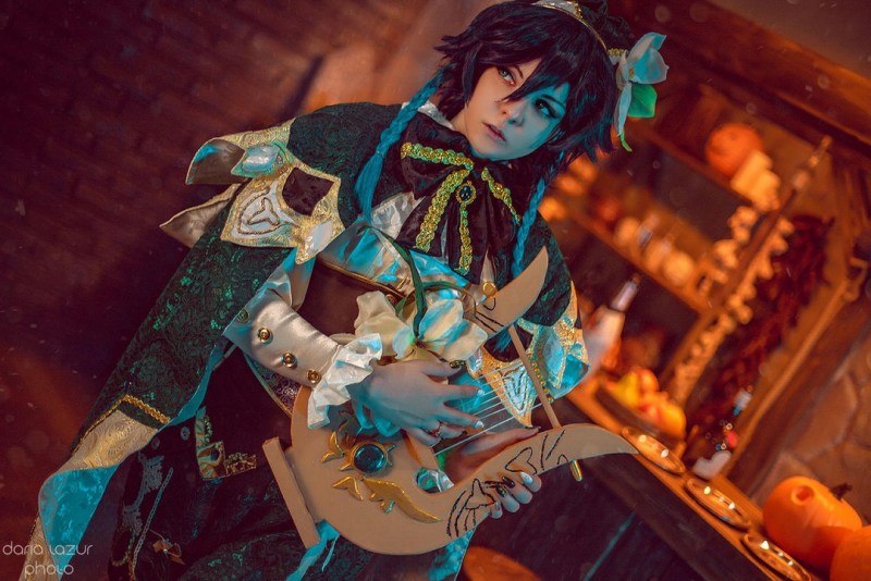Genshin Impact - Venti Cosplay - Daria Lazur #03 - professional cosplay study Genshin Impact - Venti Cosplay - Daria Lazur #03 - professional cosplay study