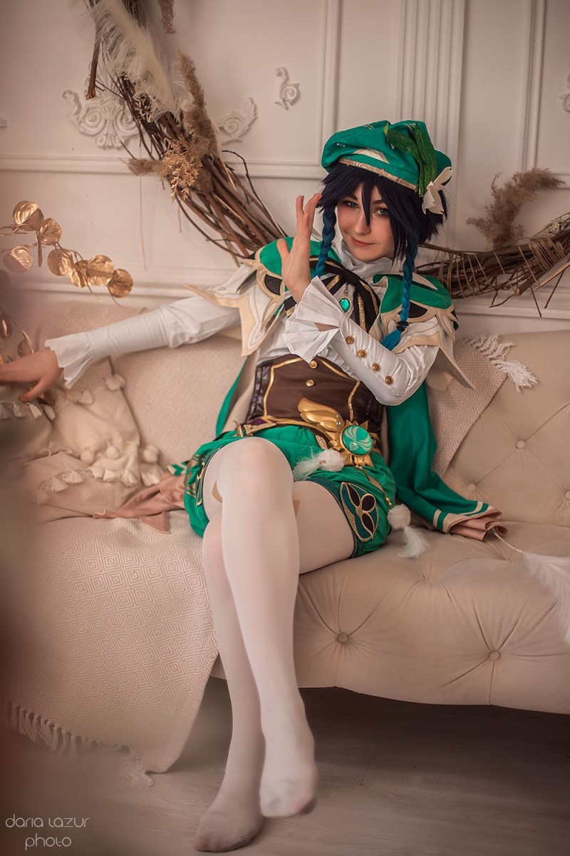 Genshin Impact - Venti Cosplay - Daria Lazur #07 - character portrait photography