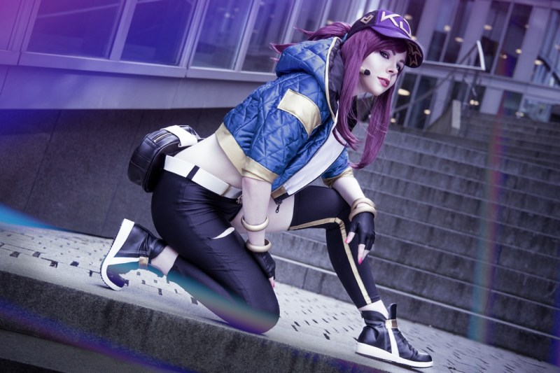 League of Legends - Akali (Akali Jhomen Tethi) Cosplay - ThanatosArts #06 - full body port.