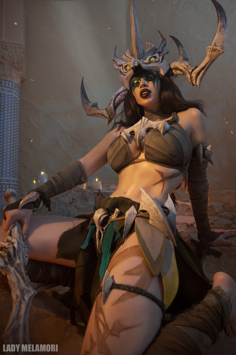 Marvel Rivals - Hela (The Grim Lady) (Lingerie) Cosplay - LadyMelamor1 #09 - intimate capture