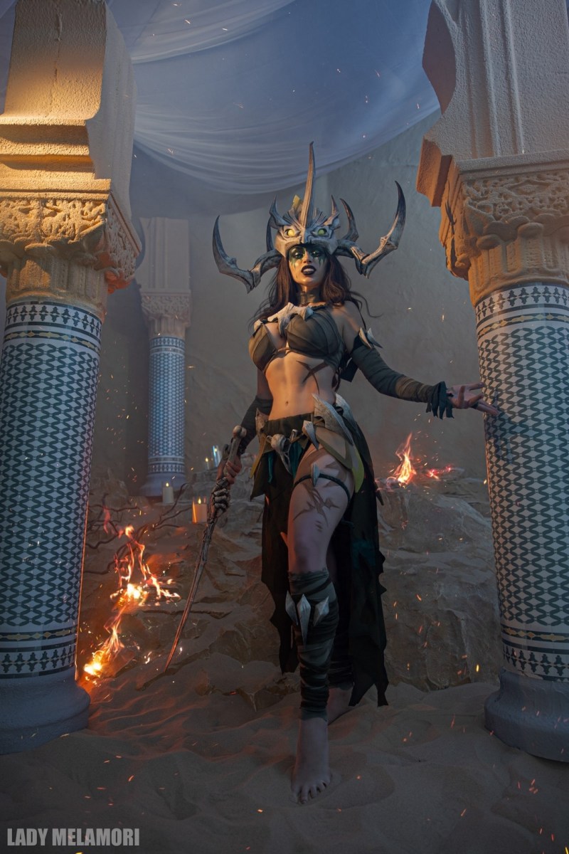 Marvel Rivals - Hela (The Grim Lady) (Lingerie) Cosplay - LadyMelamor1 #12 - apparel study