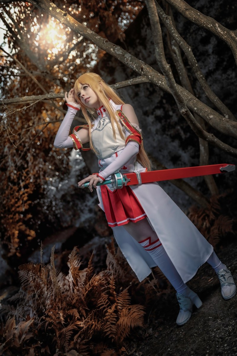 Sword Art Online - Yuuki Asuna (Titania) Cosplay - ThanatosArts #04 - full length port.