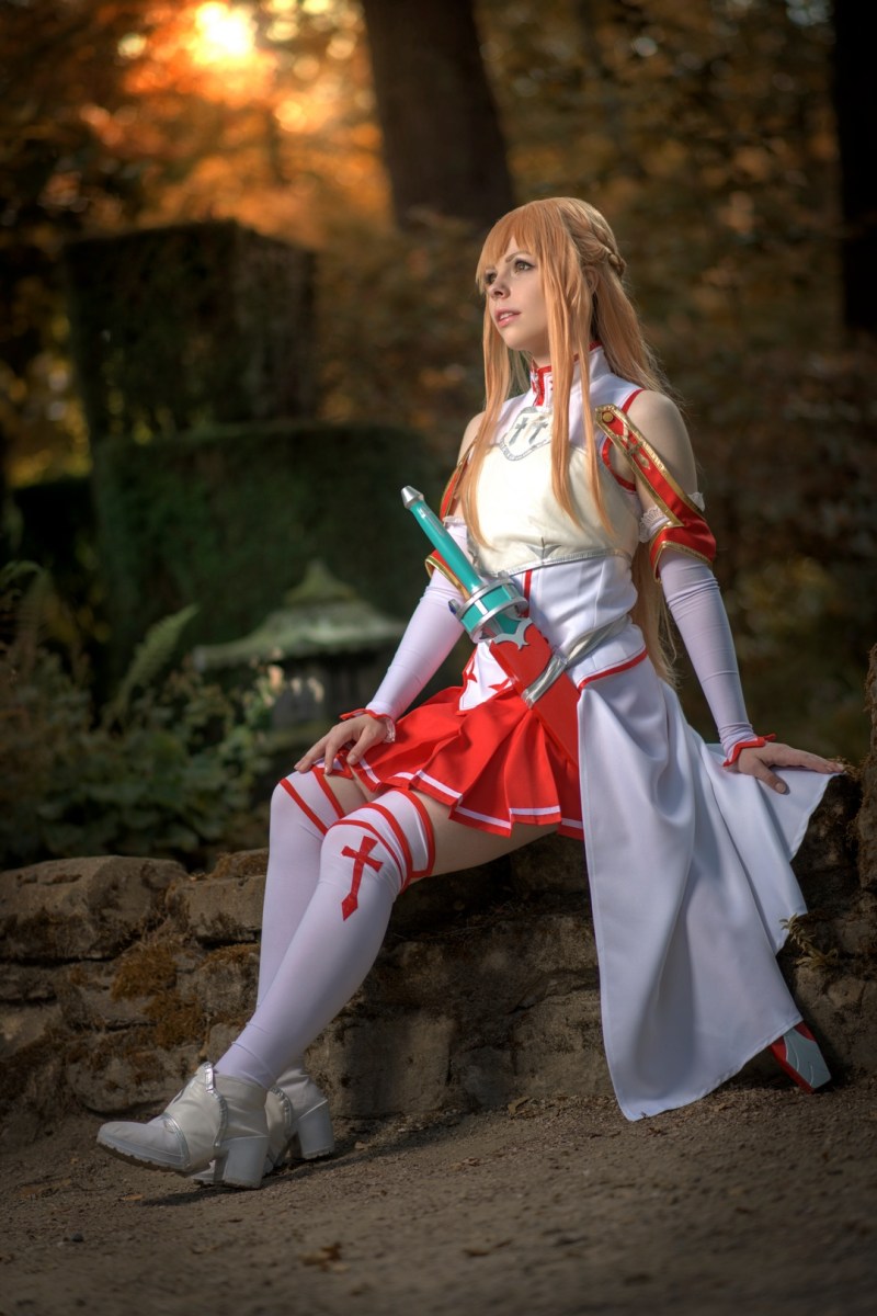 Sword Art Online - Yuuki Asuna (Titania) Cosplay - ThanatosArts #05 - full length photo