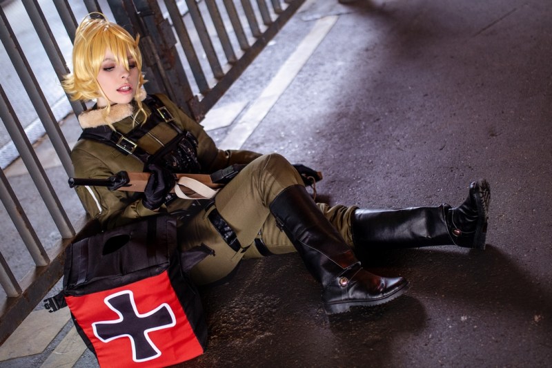 Youjo Senki - Tanya von Degurechaff Cosplay - ThanatosArts #02 - expressive portrait
