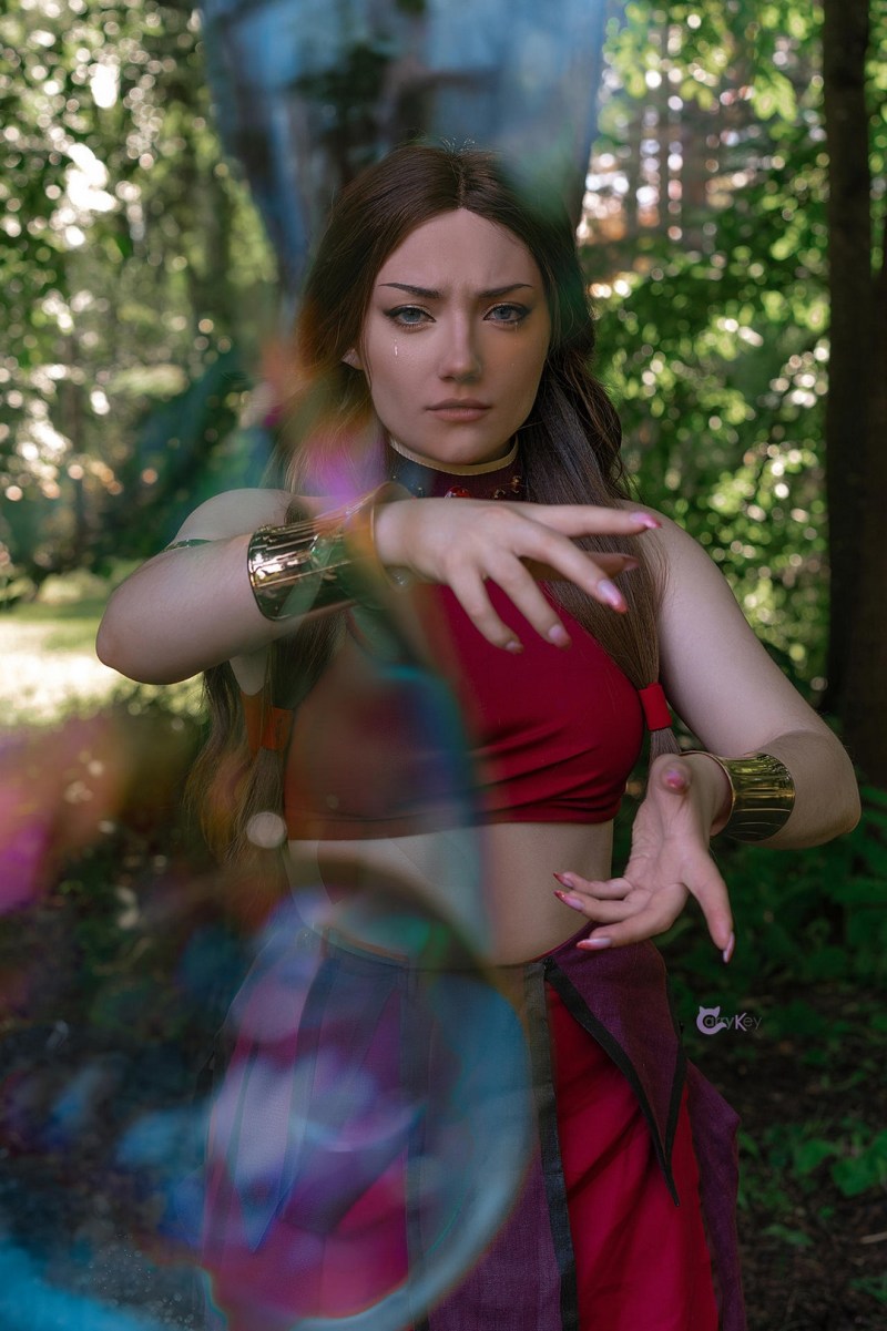 Avatar - The Last Airbender - Sapphire Fire (Katara) Cosplay - CarryKey #03 - full length port.