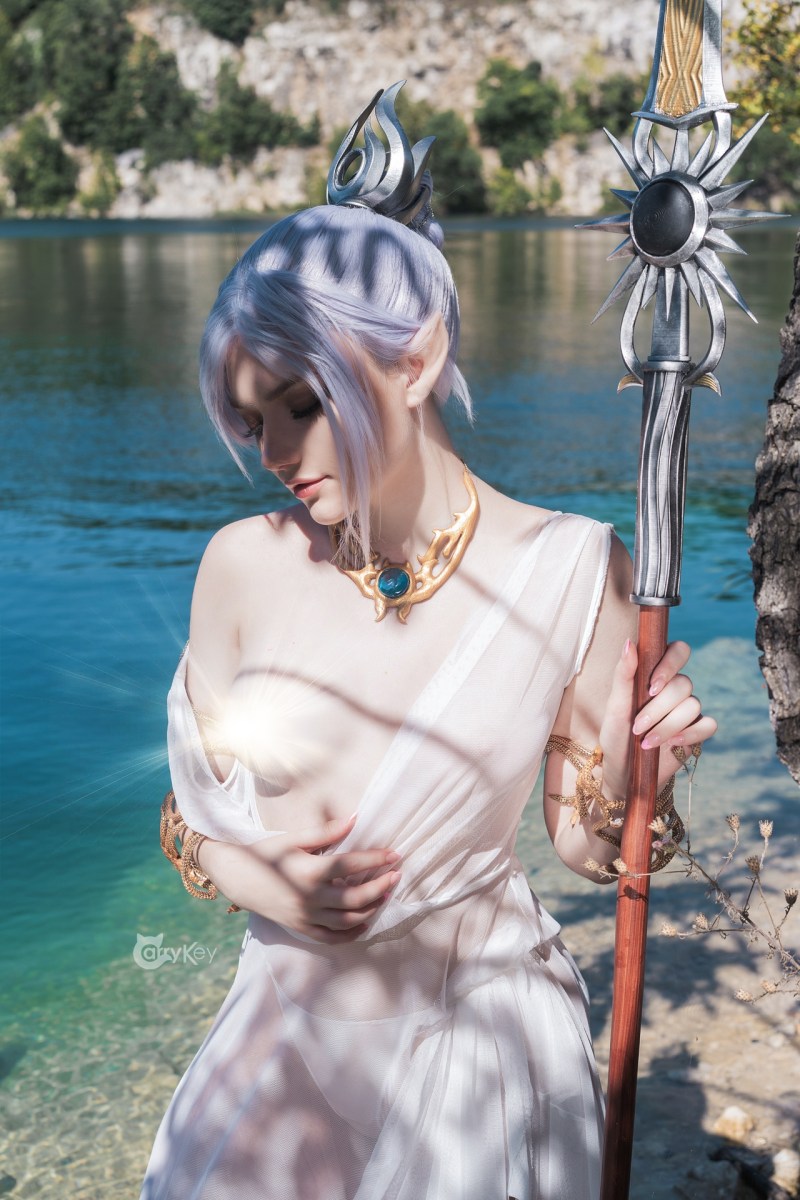 Baldurs Gate 3 - Shadowheart (Jenevelle Hallowleaf) (Erotic) Cosplay - CarryKey #03 - mature capture