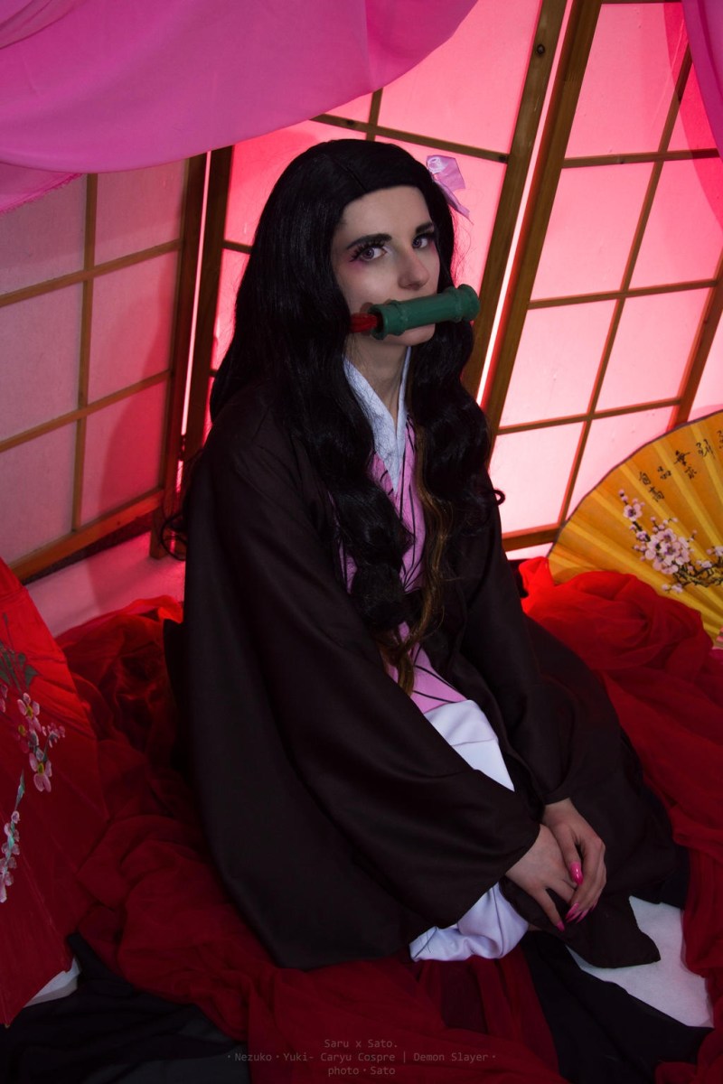 Demon Slayer - Nezuko Kamado (The Chosen Demon) Cosplay - Caryucospre #08 - costume show