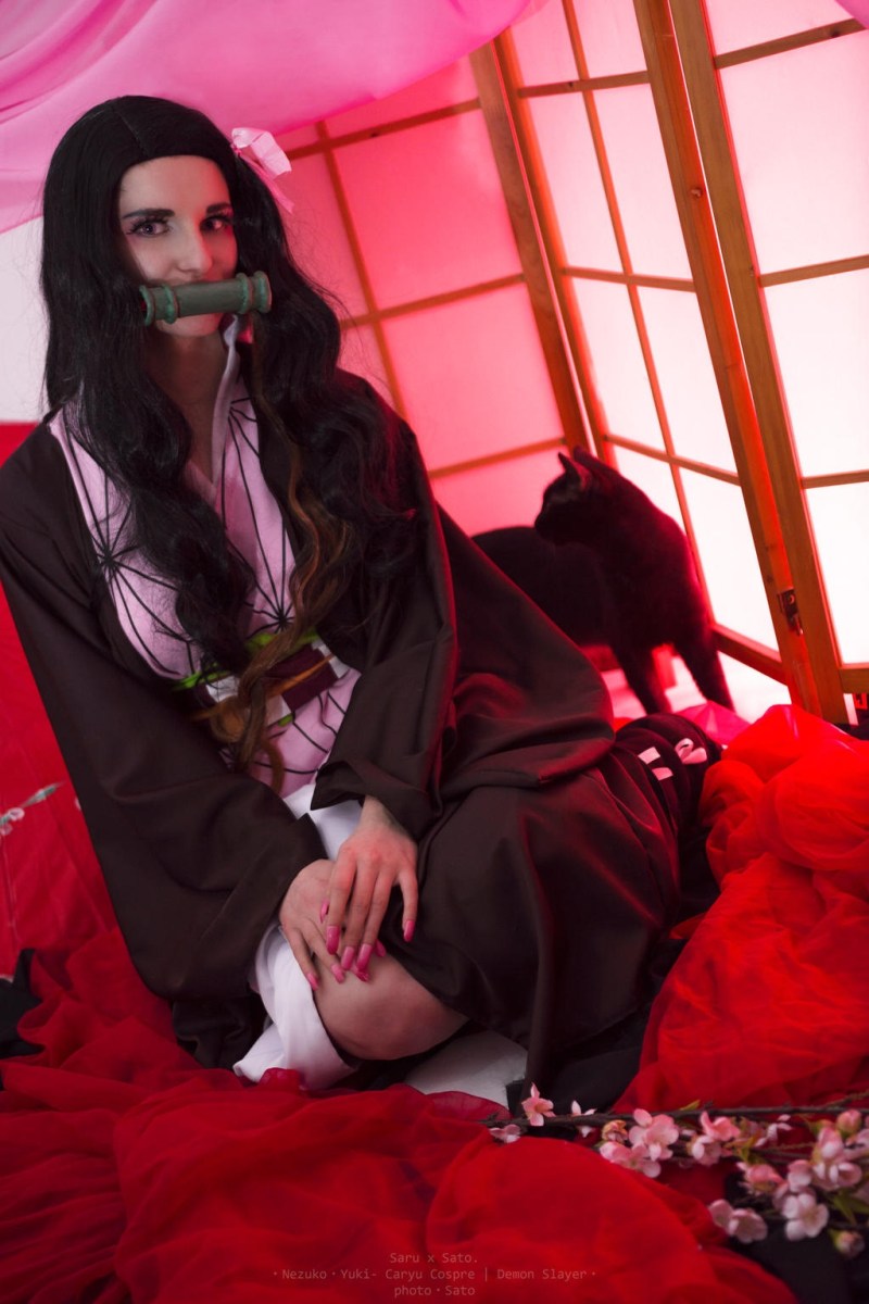 Demon Slayer - Nezuko Kamado (The Chosen Demon) Cosplay - Caryucospre #09 - full length photo