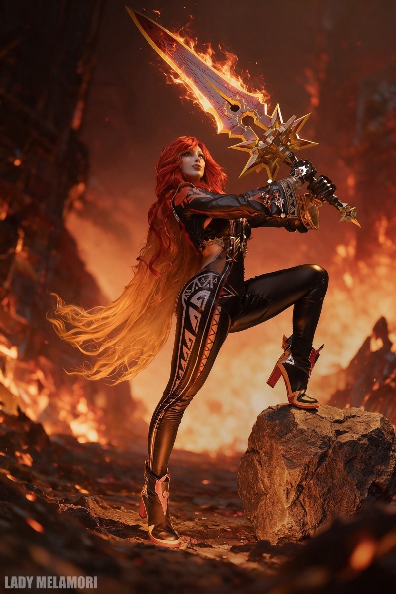 Genshin Impact - Mavuika (Night-Igniting Flame) Cosplay - LadyMelamor1 #05 - anime costume