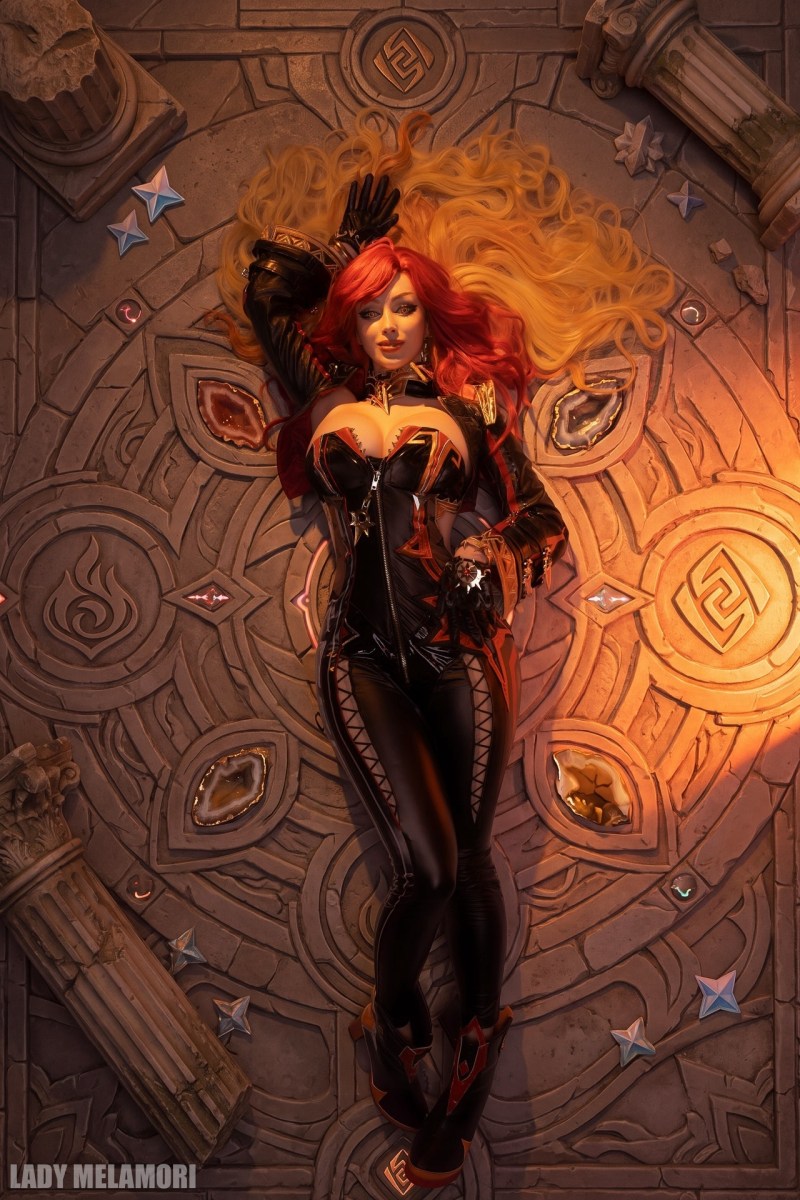 Genshin Impact - Mavuika (Night-Igniting Flame) Cosplay - LadyMelamor1 #08 - full length port.